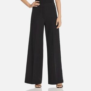 Elie Tahari Classic Black Wide-Leg Pants